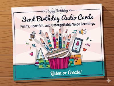 Birthday audio eCard